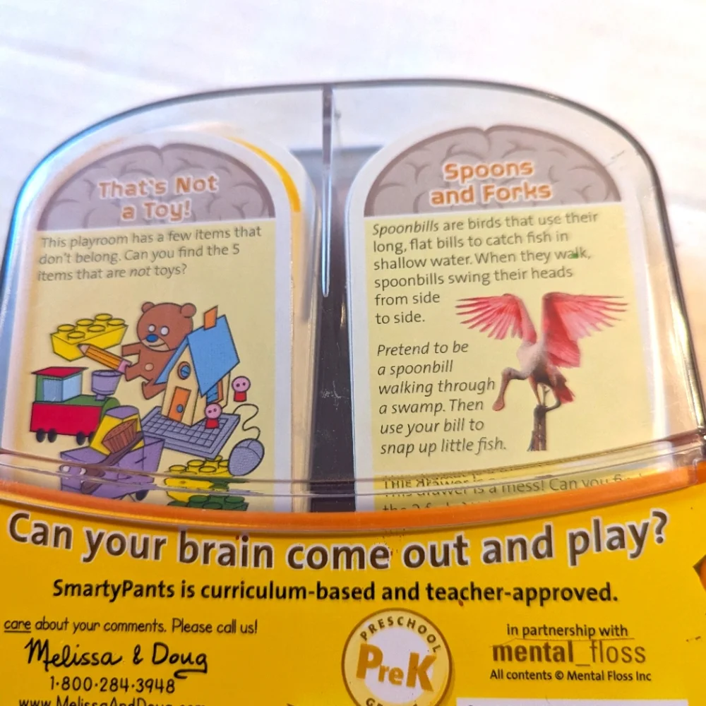 Melissa & Doug Smarty Pants PreK Preschool Brain Building Cards